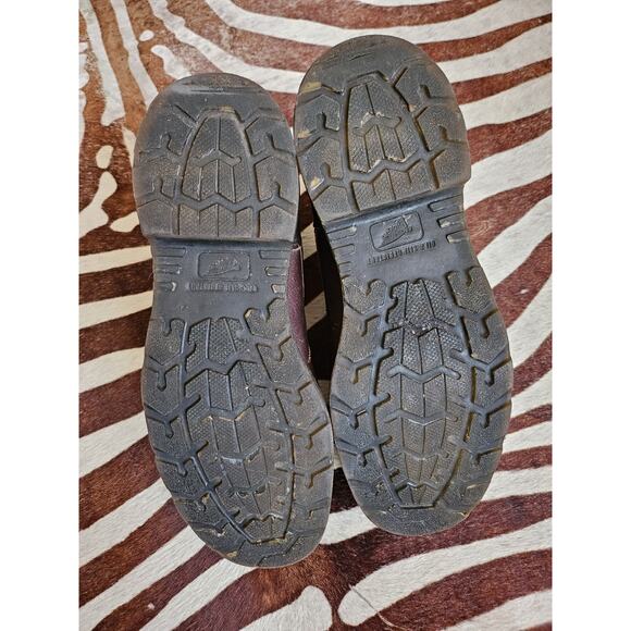 Red Wing 606 Boots Made in USA 14 EH Brown Leather Industrial Super Sole - Picture 6 of 8